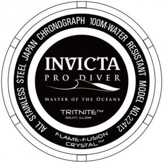 Invicta Pro Diver
SCUBA Men's Watch - 45mm,
Steel (22412)